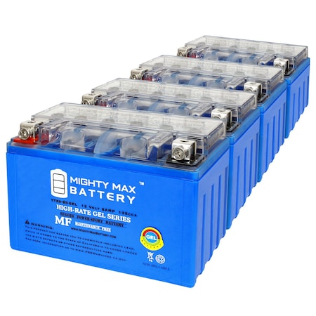 YTX9-BSGEL 12V 8AH GEL Replacement Battery Compatible With Honda FES 125 Pantheon JF05 - 4PK